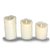 Kit 3 Velas Cintilantes Escorridas de Parafina P, M e G - loja online