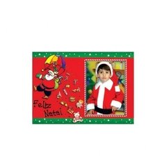 NAT026-CARTÃO DE NATAL COM FOTO - PAPAI NOEL DE PARAQUEDAS - Facioli Gráfica