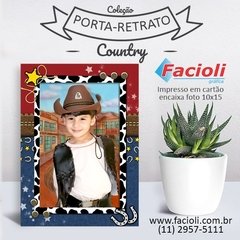 PR009 - PORTA RETRATO COUNTRY na internet