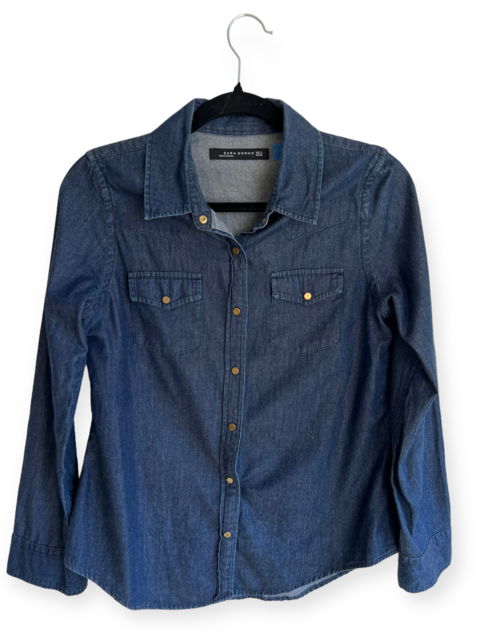 Camisa de jean azul (M) - Zara (FAR925)