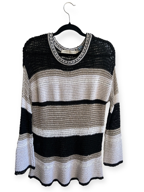 Sweater rayado calado (1) - Carmela Achaval (PL13)