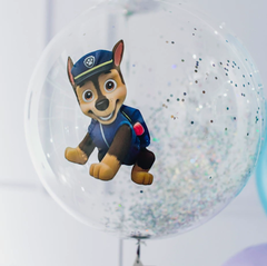 Burbujas personajes inflada con helio en internet