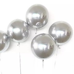 Esferas grandes metalizadas infladas con helio - comprar online