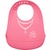 Babador de Silicone Rosa Colar Buba - Tonynha's Baby Store