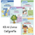 Kit com 4 Livros Aprenda em Casa: Atividades, Letras, Palavras e Números Todolivro