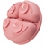 Prato em Silicone com Ventosas Rosa Buba - Tonynha's Baby Store