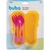 Kit Talher com Estojo Rosa Buba - Tonynha's Baby Store