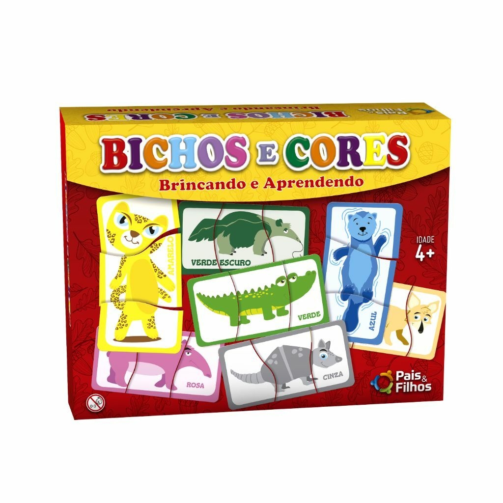 Kit 2 Jogos Bingo dos Bichos e Domino Animais 4anos 5anos 6anos - Jogos  Educativos e Divertidos - Menina Menino