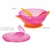 Prato Bowl com Colher e Tampa Rosa Buba - comprar online