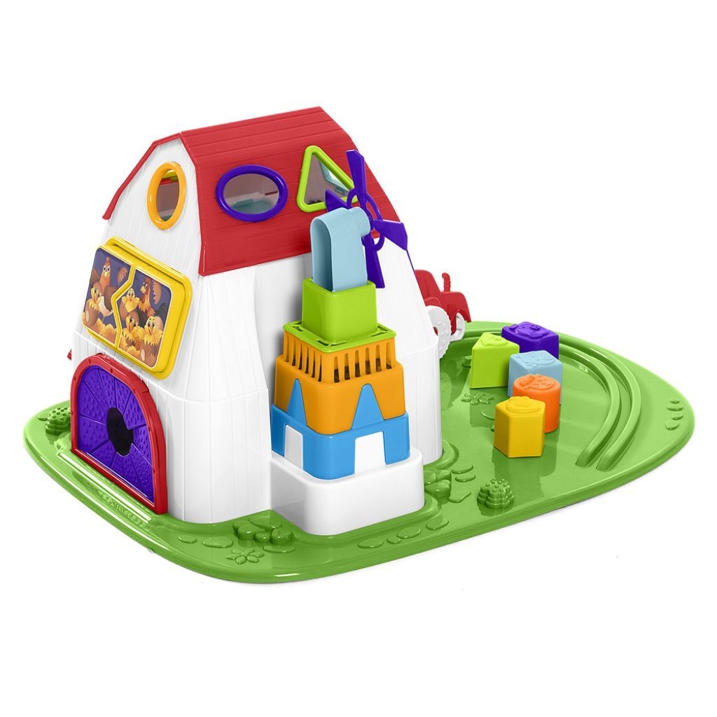 Brinquedo Educativo e Pecinhas de Montar Torre do Leãozinho