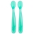 Kit Colher de Silicone Softly Spoon Verde Chicco