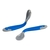 Kit Colher e Garfo Flexível Azul Clingo na internet