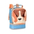 Kit Mochila"13" + Lancheira Cachorro Bege Clio - Tonynha's Baby Store