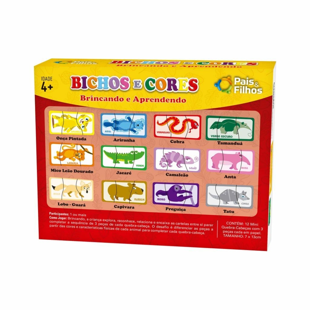 Kit 2 Jogos Bingo dos Bichos e Domino Animais 4anos 5anos 6anos - Jogos  Educativos e Divertidos - Menina Menino