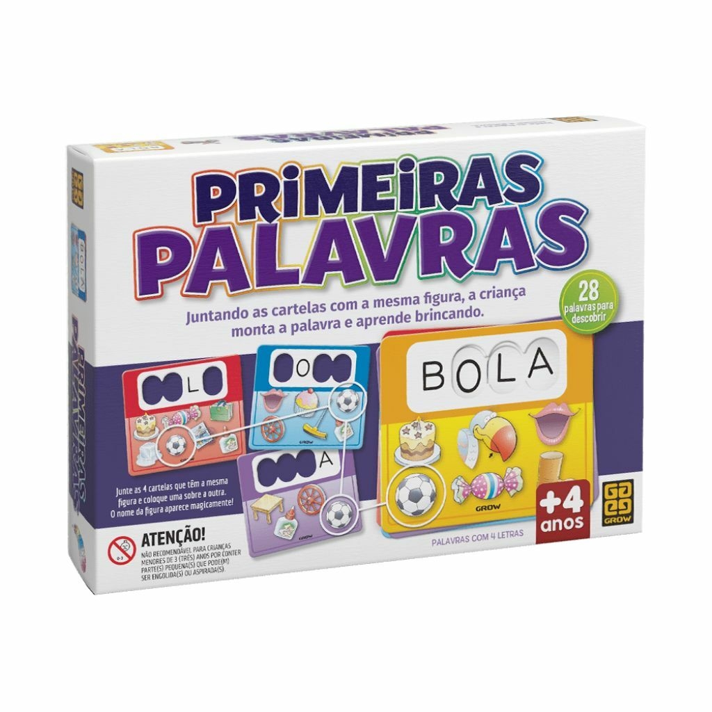 Jogo Educativo Bingo das Letras - Loja Grow