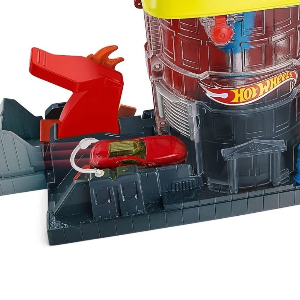 Pista Hot Wheels Posto De Bombeiros Super Loop - Mattel