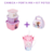 Kit Caneca + Porta Mix + Potinhos Frozen Plásutil - comprar online