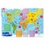 Quebra Cabeça Educativo Mapa do Mundo Toyster - comprar online