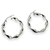 Aros Argollas Torzadas Kylie | Plata 925 Italiana - comprar online