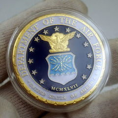 Moeda USAF United States Air Force Security Comemorativa Militar - MILITARIA SBL 