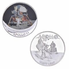LOTE Conjunto 5 Moedas Comemorativas 50 anos da Apollo 11 NASA na internet
