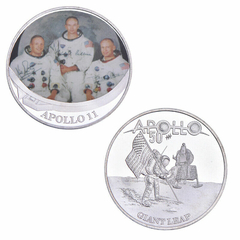 LOTE Conjunto 5 Moedas Comemorativas 50 anos da Apollo 11 NASA - loja online