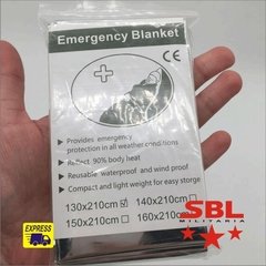 Manta Cobertor Térmico para Kit de Emergência, Resgate, Sobrevivência e Salvamento