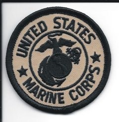 Imagem do LOTE: Placa Decorativa USMC Marines + Bandeira Veteranos
