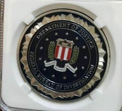Moeda FBI Departamento Federal de Investigação Comemorativa - Colecionador - comprar online