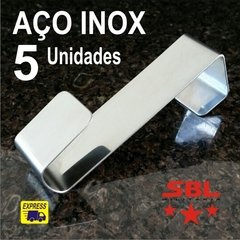 Suporte Gancho de Porta Multiuso em INOX (12cm) - comprar online