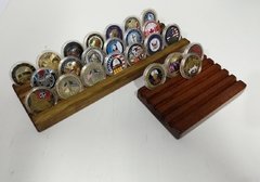 Suporte Expositor 35 Moedas em Madeira para Coleção EXPO35 na internet