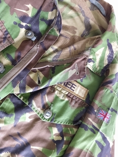 USADA - Autêntica Jaqueta Gandola Militar Britânica Woodland Médio Largo - loja online