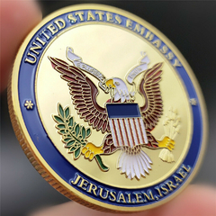 Moeda da Embaixada Americana em Jerusalém Israel 2018 - comprar online