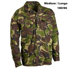 Autêntica Jaqueta Gandola Militar Britânica Woodland Longo/Largo
