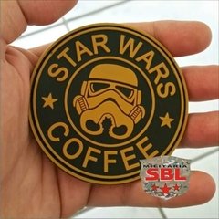 Funny Patch Emborrachado STAR WARS COFFEE - MILITARIA SBL 