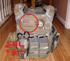 Patch Bandeira Estados Unidos EUA USA para diversas camuflagens - MILITARIA SBL 
