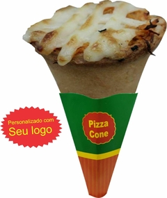 1000 pçs Embalagem Suporte Mão Pizza Cone - Personalizado