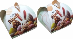 50 pçs Embalagem Mini Ovos e Doces Finos - Linha Coelho Pascoa Especial