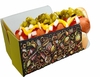 100 pçs Embalagem MINI Hot Dog / Cachorro Quente / Lanches Linha Marcante