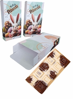100 Embalagem Barra Chocolate Trufado Gourmet - Linha Pascoa Especial