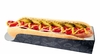 100 pçs Embalagem Hot Dog / Baguetes / Lanches 30cm - Linha Black