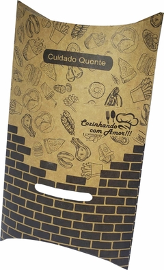 100 pçs Embalagem Delivery para Pastel M (Tradicional de Feira) Linha ECO - comprar online