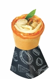 1000 pçs Embalagem Suporte Mesa Pizza Cone - Linha Black