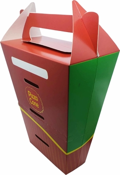 3000 Embalagem Pizza Cone Delivery (para 02 cone) - Personalizado - comprar online