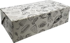 3000 pçs Embalagem Delivery G Frango Porções com molho com Pelicula Interna - Loja Steince