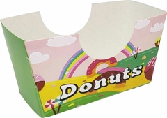 100 Pcs Caixa Embalagem Donuts Gourmet e Donuts Americano Linha Doce Verde - comprar online