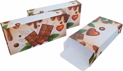 10 Embalagem Barra Chocolate Trufado Gourmet - Linha Amo Chocolate na internet