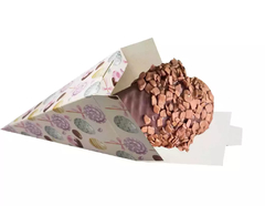 100 Embalagem Cone Trufado Chocolates Pascoa Linha Harmonia na internet