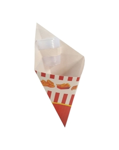 1000 pçs Embalagem Cone M Batata Fritas Frango Porcoes - Personalizado - loja online