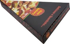 500 pçs Embalagem Pizza Pedaço Delivery - Linha Black - Loja Steince